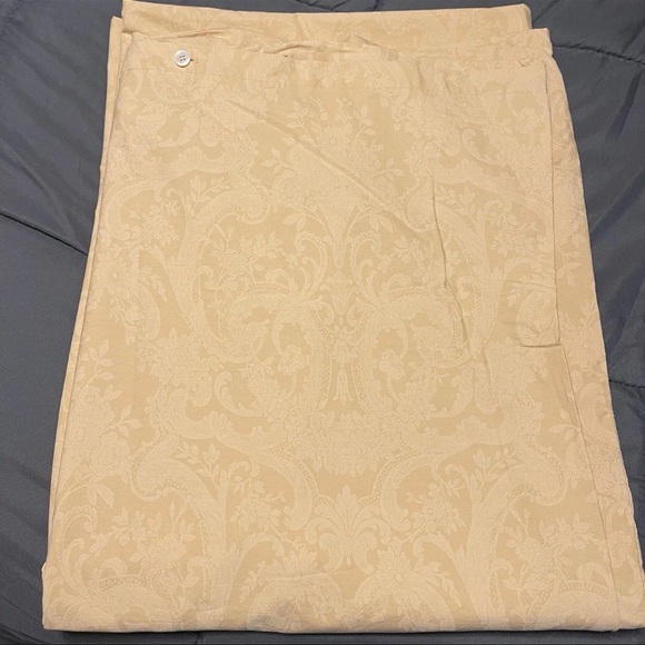 Ralph Lauren Butter Yellow Paisley Twin Duvet Cover 100% Cotton - Picture 1 of 5